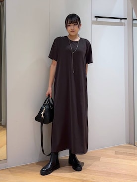 「アイテム（ワンピース/ドレス）」を使った、mikuriさん（レディース・157cm・20代）の秋コーディネート