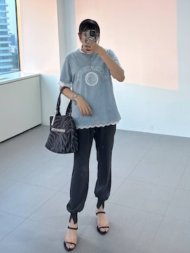 「アイテム（パンツ）」を使った、mikuriさん（レディース・157cm・20代）の夏コーディネート
