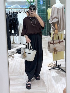 mikuriさん（レディース・157cm）の春コーディネート