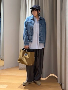 「Overland（オーバーランド）のアイテム」を使った、mikuriさん（レディース・157cm）の秋コーディネート