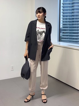 「BARNYARDSTORM（バンヤードストーム）のアイテム（アクセサリー）」を使った、mikuriさん（レディース・157cm）の夏コーディネート