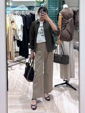 「Drifter（ドリフター）のアイテム」を使った、mikuriさん（レディース・157cm）の春コーディネート
