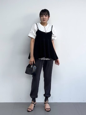 「アイテム（パンツ）」を使った、mikuriさん（レディース・157cm・20代）の夏コーディネート