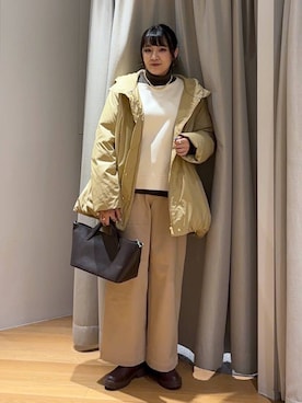 「アイテム（チノパンツ）」を使った、mikuriさん（レディース・157cm・20代）の秋コーディネート