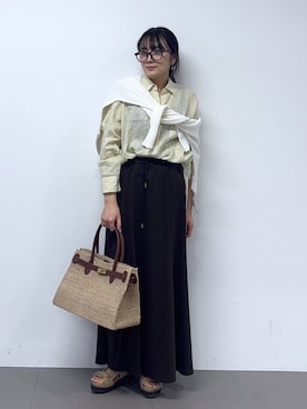 「COTTO（コトゥー）のアイテム」を使った、mikuriさん（レディース・157cm）の春コーディネート