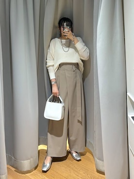 「アイテム（その他シューズ、その他）」を使った、mikuriさん（レディース・157cm）の春コーディネート