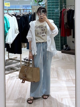 「Beau're（ヴュレ）のアイテム」を使った、mikuriさん（レディース・157cm）の春コーディネート