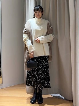 「アイテム（その他小物）」を使った、mikuriさん（レディース・157cm）の秋コーディネート