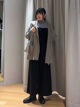 「Beau're（ヴュレ）のアイテム」を使った、mikuriさん（レディース・157cm）の冬コーディネート