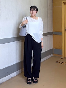 「BARNYARDSTORM（バンヤードストーム）のアイテム（アクセサリー）」を使った、mikuriさん（レディース・157cm）の夏コーディネート