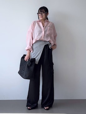 「BARNYARDSTORM（バンヤードストーム）のアイテム（ジャケット/アウター）」を使った、mikuriさん（レディース・157cm）の春コーディネート