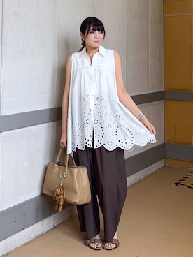 mikuriさん（レディース・157cm）の夏コーディネート