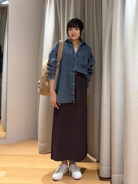 「BARNYARDSTORM（バンヤードストーム）のアイテム（ジャケット/アウター）」を使った、mikuriさん（レディース・157cm）の夏コーディネート