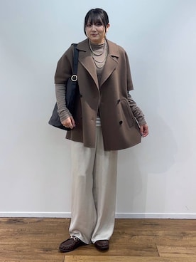 「Beau're（ヴュレ）のアイテム」を使った、mikuriさん（レディース・157cm）の秋コーディネート