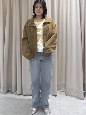 「FREE'S MART（フリーズマート）のアイテム（ジャケット/アウター）」を使った、serika79さん（レディース・151cm）の春コーディネート