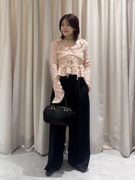 「FREE'S MART（フリーズマート）のアイテム（パンツ）」を使った、serika79さん（レディース・151cm）の春コーディネート