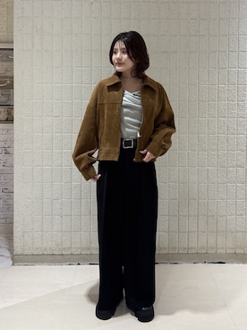 「FREE'S MART（フリーズマート）のアイテム（ジャケット/アウター）」を使った、serika79さん（レディース・151cm）の春コーディネート