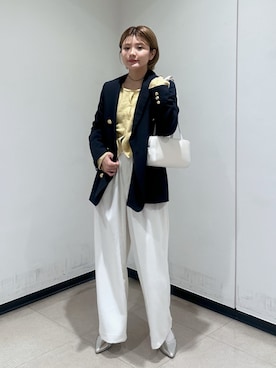 「FREE'S MART（フリーズマート）のアイテム（スラックス）」を使った、serika79さん（レディース・151cm）の冬コーディネート