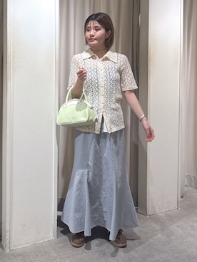 「FREE'S MART（フリーズマート）のアイテム（スカート）」を使った、serika79さん（レディース・151cm）の夏コーディネート