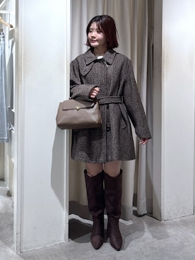 「FREE'S MART（フリーズマート）のアイテム（シューズ）」を使った、serika79さん（レディース・151cm）の冬コーディネート