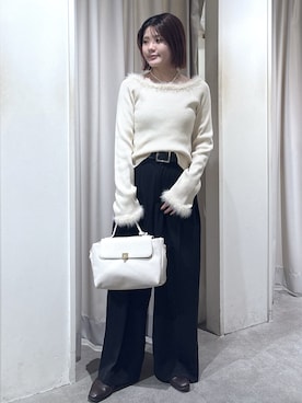 「スラックスパンツ」｜serika79さん（レディース・151cm）の秋コーディネート