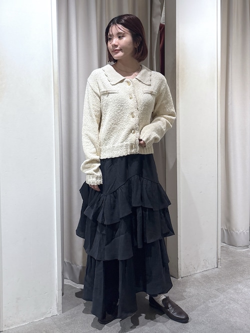 ◇アシメフリルティアードスカート（スカート）｜FREE'S MART