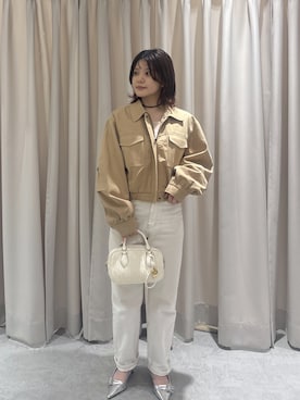 「FREE'S MART（フリーズマート）のアイテム（ジャケット/アウター）」を使った、serika79さん（レディース・151cm）の春コーディネート