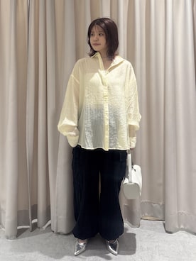 「FREE'S MART（フリーズマート）のアイテム（パンツ）」を使った、serika79さん（レディース・151cm）の春コーディネート