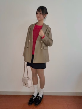 「MICHAEL KORS（マイケルコース）のアイテム」を使った、Hanoさん（レディース・159cm）の秋コーディネート