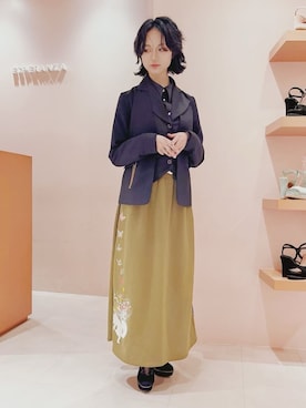 「ESPERANZA（エスペランサ）のアイテム」を使った、MIGIさん（レディース・154cm）の春コーディネート