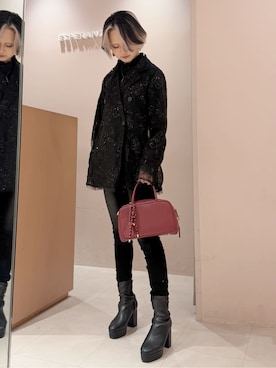 MIGIさん(レディース・154cm)の冬コーディネート