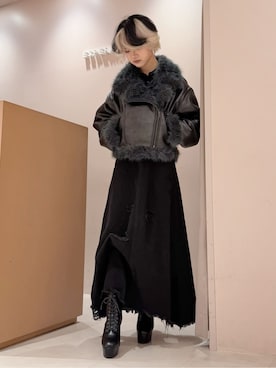 MIGIさん（レディース・154cm）の冬コーディネート
