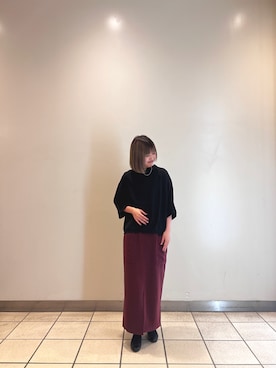 「アイテム（バレエシューズ）」を使った、ナツキさん（レディース・156cm・20代）の秋コーディネート