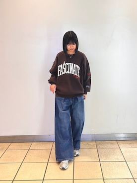 「アイテム（アクセサリー）」を使った、ナツキさん（レディース・156cm・10代）の冬コーディネート