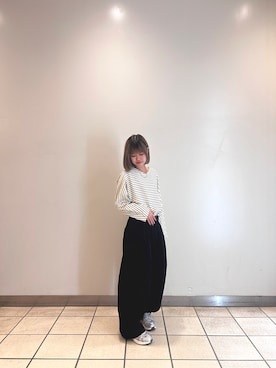 「アイテム（トップス）」を使った、ナツキさん（レディース・156cm・10代）の秋コーディネート