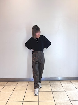 「アイテム（アクセサリー）」を使った、ナツキさん（レディース・156cm・10代）の秋コーディネート