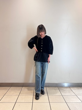 「アイテム（ローファー）」を使った、ナツキさん（レディース・156cm・10代）の夏コーディネート
