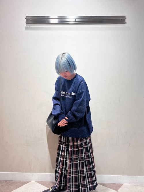 セール】スウェットライクラメニット（ニット/セーター）｜ITEMS