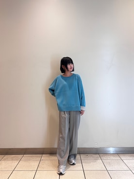 「アイテム（スラックス）」を使った、ナツキさん（レディース・156cm・10代）の秋コーディネート