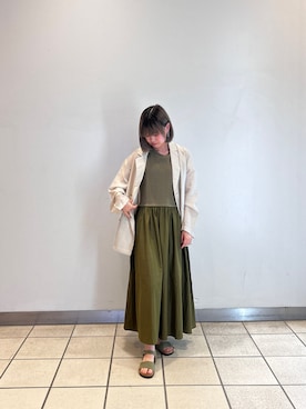 「RODE SKO（ロデスコ）のアイテム」を使った、ナツキさん（レディース・156cm）の秋コーディネート