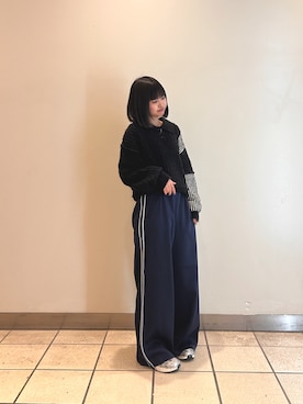 「アイテム（ニット/セーター）」を使った、ナツキさん（レディース・156cm・10代）の冬コーディネート