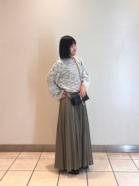 「アイテム（スカート）」を使った、ナツキさん（レディース・156cm・10代）の秋コーディネート