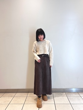 「アイテム（ニット/セーター）」を使った、ナツキさん（レディース・156cm・10代）の秋コーディネート