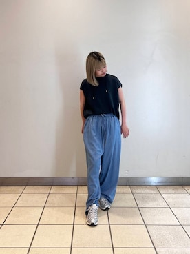 「newarrival」｜「アイテム（アクセサリー）」を使った、西村夏季さん（レディース・156cm）の夏コーディネート