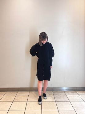 「アイテム（チュニック）」を使った、ナツキさん（レディース・156cm）の秋コーディネート