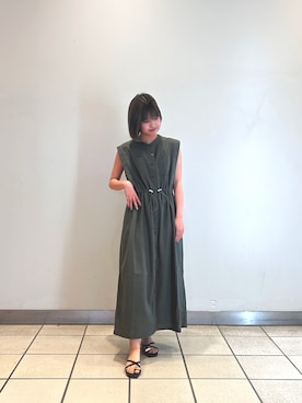 西村夏季さん（骨格ストレート・レディース・156cm）の夏コーディネート