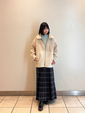 「アイテム（トップス）」を使った、ナツキさん（レディース・156cm・10代）の冬コーディネート