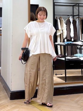 「アイテム（サンダル）」を使った、haruさん（レディース・163cm・20代）の夏コーディネート