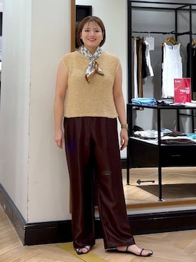 「アイテム（バンダナ/スカーフ）」を使った、haruさん（レディース・163cm・20代）の夏コーディネート