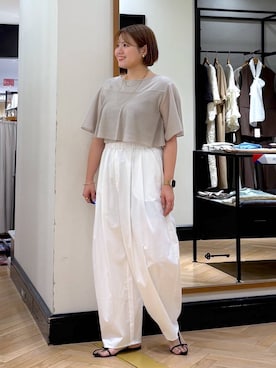 「アイテム（サンダル）」を使った、haruさん（レディース・163cm・20代）の夏コーディネート